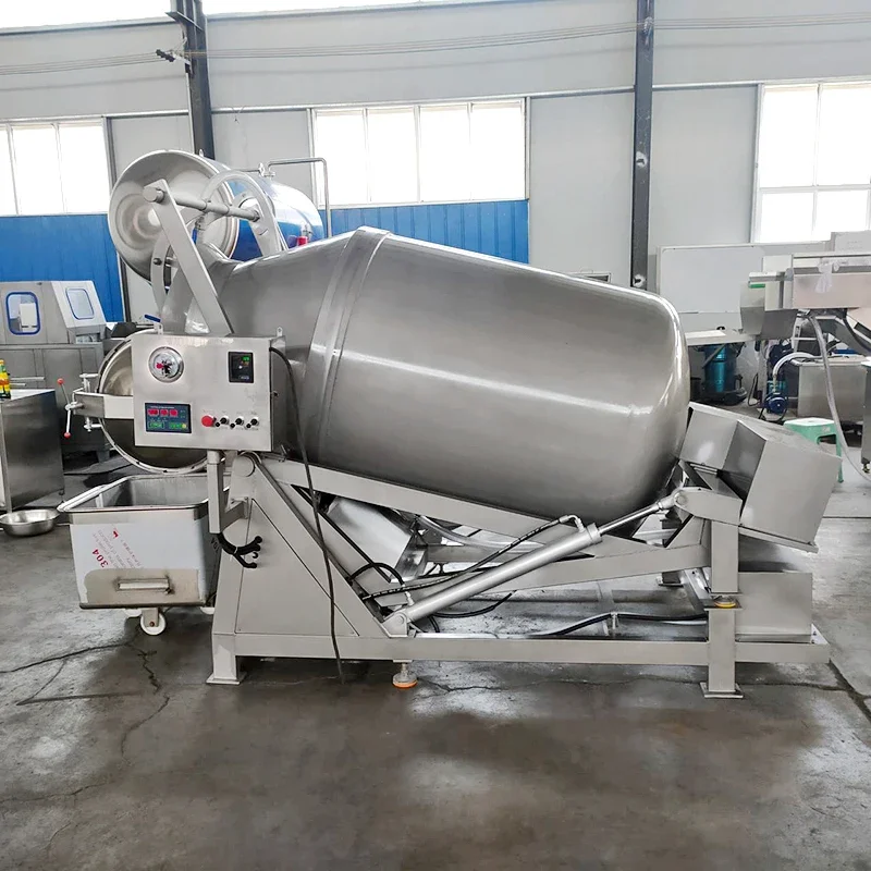 Automatic Marinating Marinator Salt Equipment 2000L Vacuum Machine 2500L Hydraulic Vacuum Tumbler for Meat Processing supplier