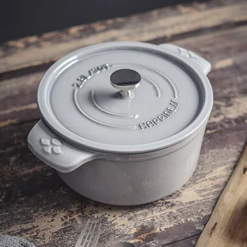 Wholesale Cast Iron Enamel Cookware Setcooking Pots Cast Iron Enamel Pot  Food Warmer Casserole