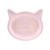 6 pink cat trays
