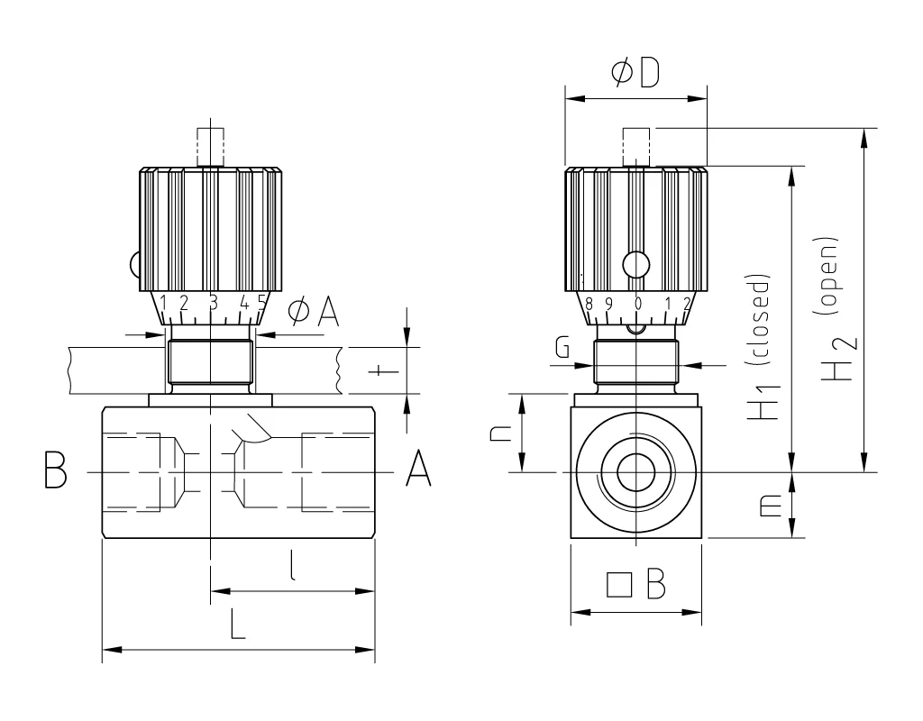 Factory Direct Hydraulic 90 Flow Restrictor Valve Vrfu 1/4 Vrfu 3/8