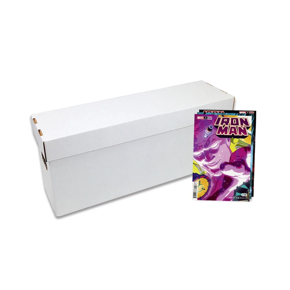 Lange weie Comic-Aufbewahrung sbox