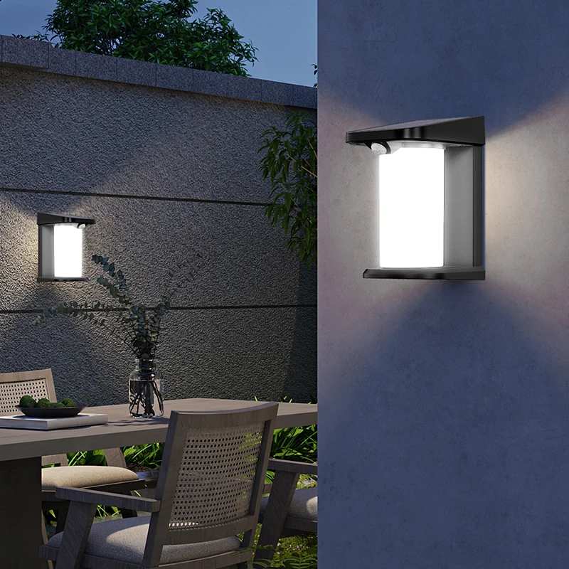 Solar wall store light led action