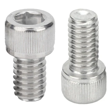 304 stainless steel American cylindrical head hexagon socket screw bolt 0 # -5/8 British cup head hexagon socket screw