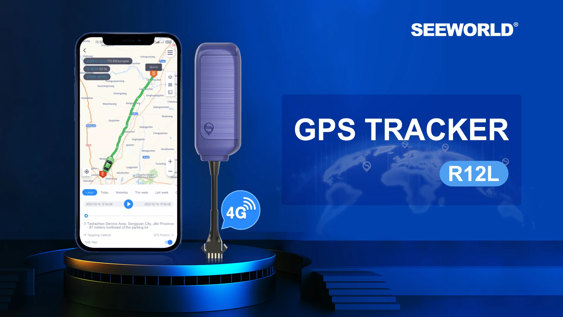 Seeworld New Upgrade Best Vehicle / Motorcycle Tracking Device 4g Gps