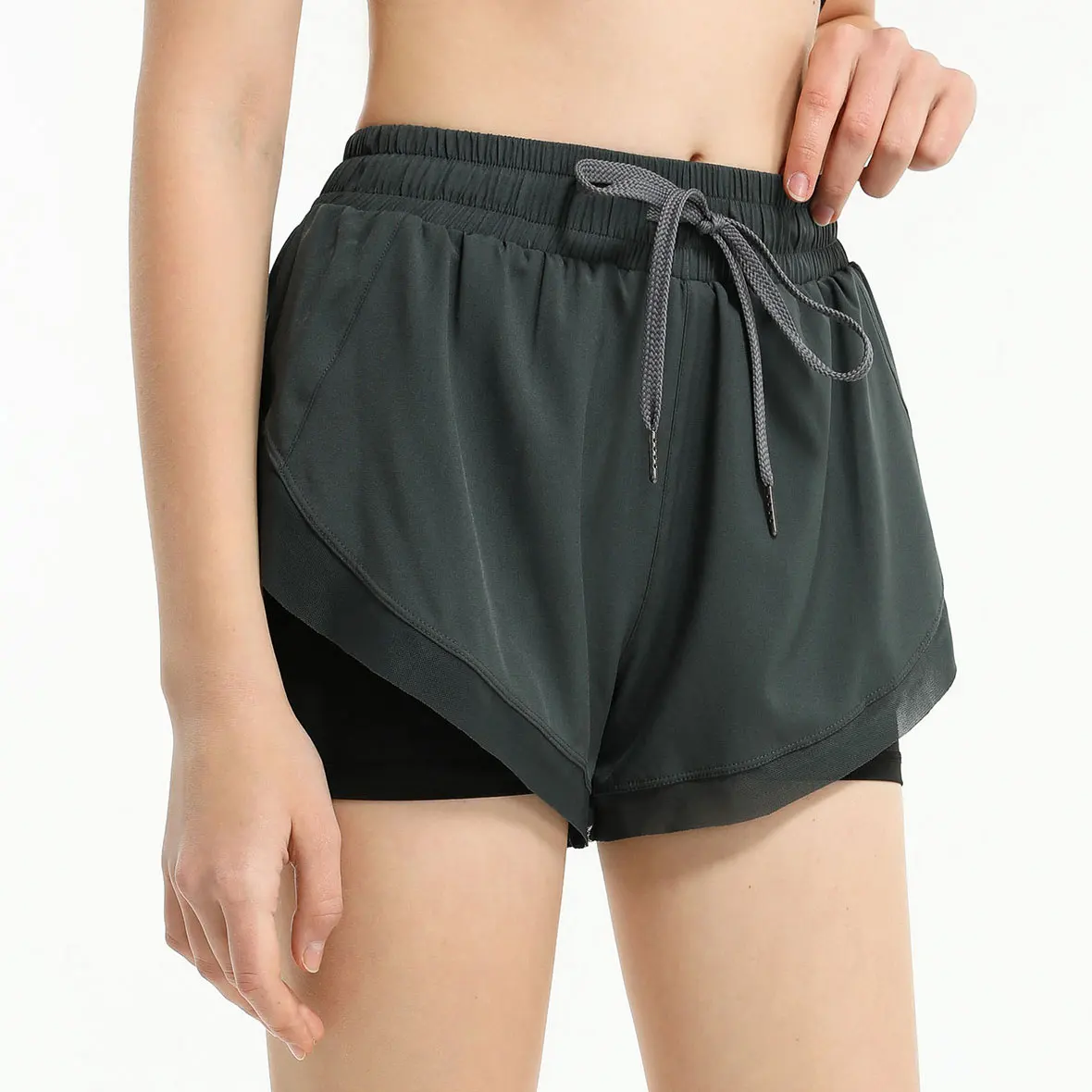 Color#1 Pantalones cortos deportivos para mujer,Shorts de secado rápido para correr,Fitness y Yoga 
