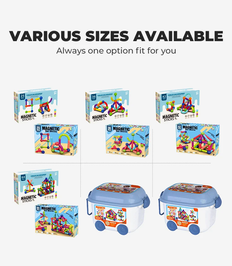 64pcs Baby Large Particles Plastic Building Blocks Kids Educational