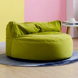 Custom designer memory cotton filling large bean bag chair nylon single seat giant bean bag sofa NO 3
