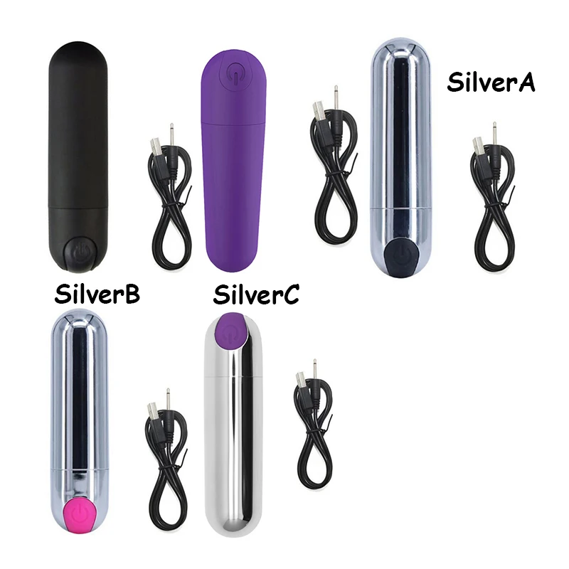 10 Vibration Modes Super Powerful Rechargeable Bullet Vibrator