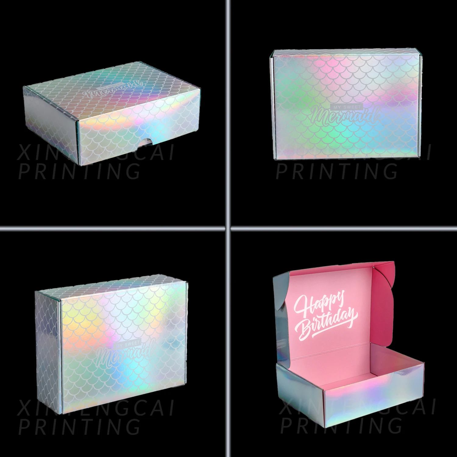 Free Design Pink Corrugated Paper Printed Custom Logo Lipstick  / Face Mask Packaging Box, Shipping Box Mailer Box Manufacturer