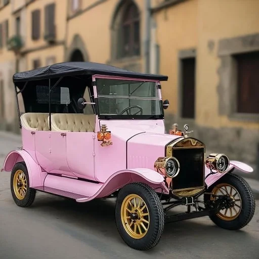 Yatian Vintage Retro 5-Seat Electric Sightseeing Car and Shuttle Bus