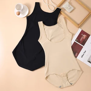Wholesale Price High Elasticity U-Neck Wide Strap Plus-Size XL-5XL Shapewear One-Piece Easy On/Off Design Women's Shapewear