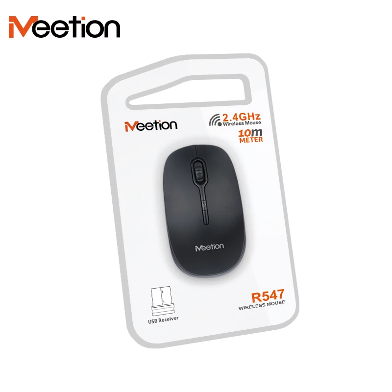 MEETION R547 USB Slim Optical Wireless Mouse 2019 Stock