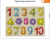 Digital shape grab board