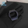 Blue moissanite