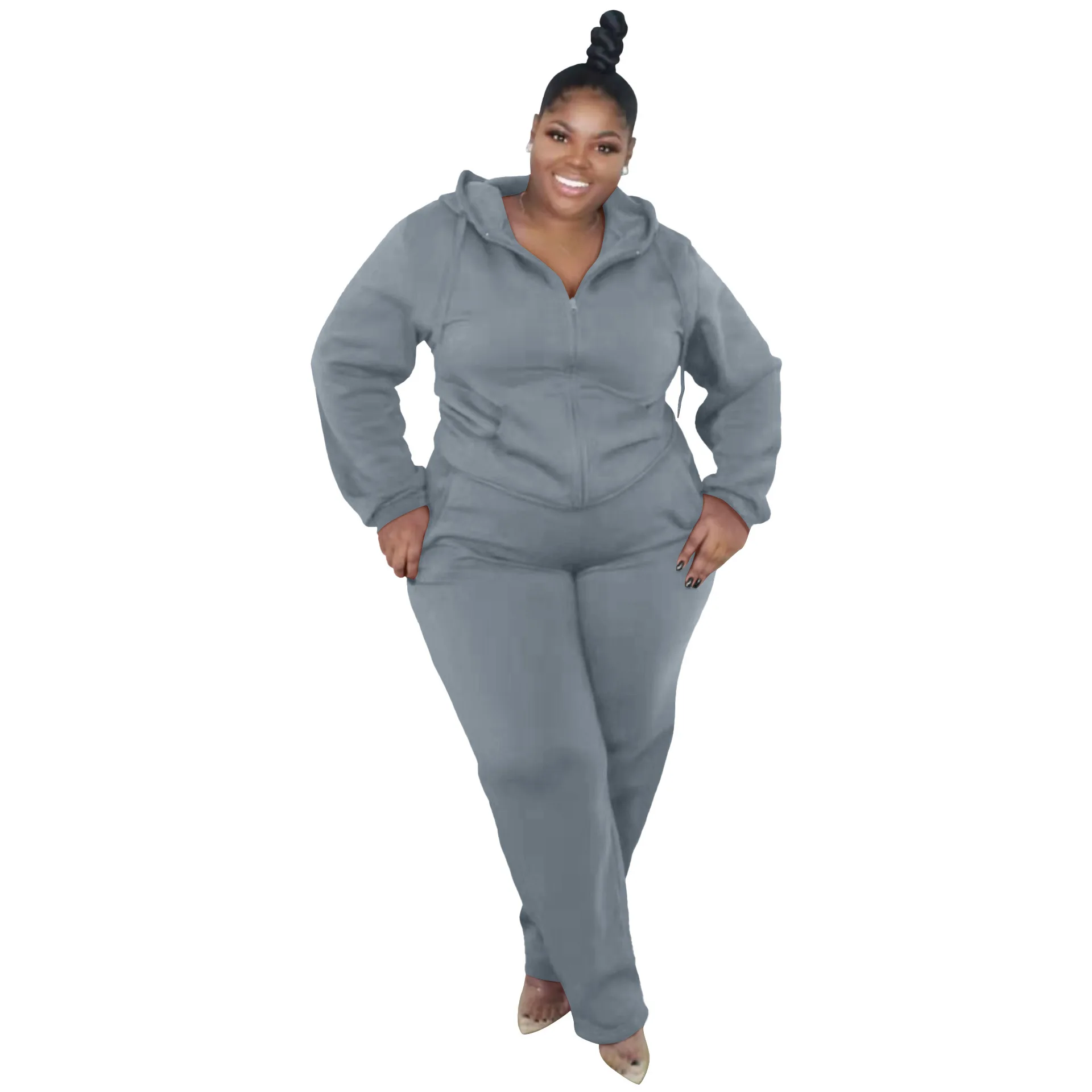 XL-5XL Plus Size Women's Clothing Sport Casual Suits