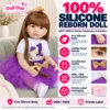 Purple Birthday Tulle Dress Girl