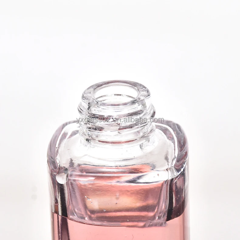 Essential oil glass bottle Square Serum glass Dropper Bottle skincare cosmetic glass dropper container details