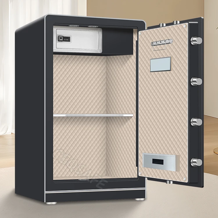 CEQSAFE Security Digital Electronic TUYA APP Biometric Safe Box Steel Household Safe with Fingerprint Lock for Home Storage