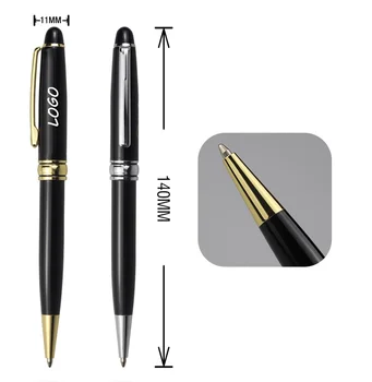 Writing Twist Luxury Gift Promotion Ball Point Pen Heavy Advertising Personalized Metal Pens With Custom Logo