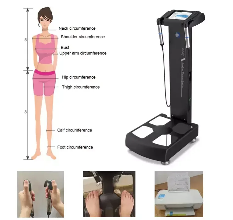 Best Quality China Manufacturer 8 Point Contact  Fat Body Analyzer