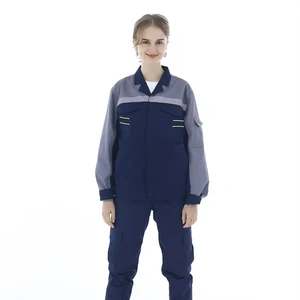Hotsale Uniform Supplier Custom Anti-Static Breathable Long-sleeved Uniform Tooling Plus Size Unisex Jacket and Pant