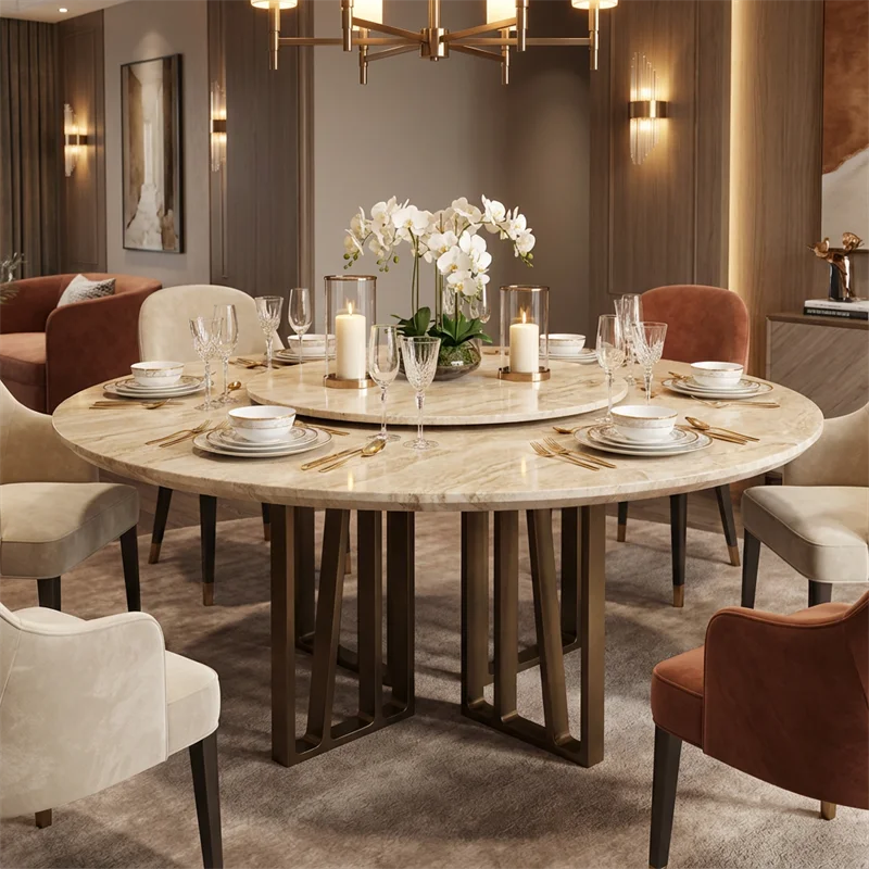 product luxury marble dining table  floor tiles tajmahal  design for hotel kitchen vanity top use-5