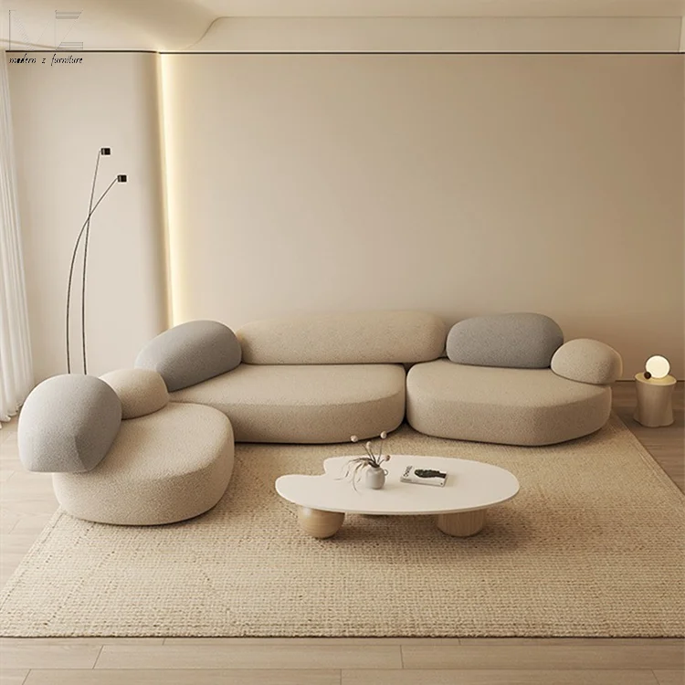 Simple Modern Luxury Modula Couch Living Room 2 Seater Corner Leather Velvet Sofa Set Furniture  Sectional Sofa for Home