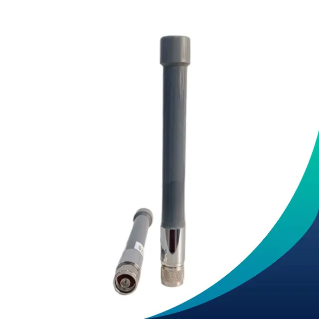 Omnidirectional Pattern Outdoor Fiberglass Whip Antenna with Robust Fiberglass Rod Construction