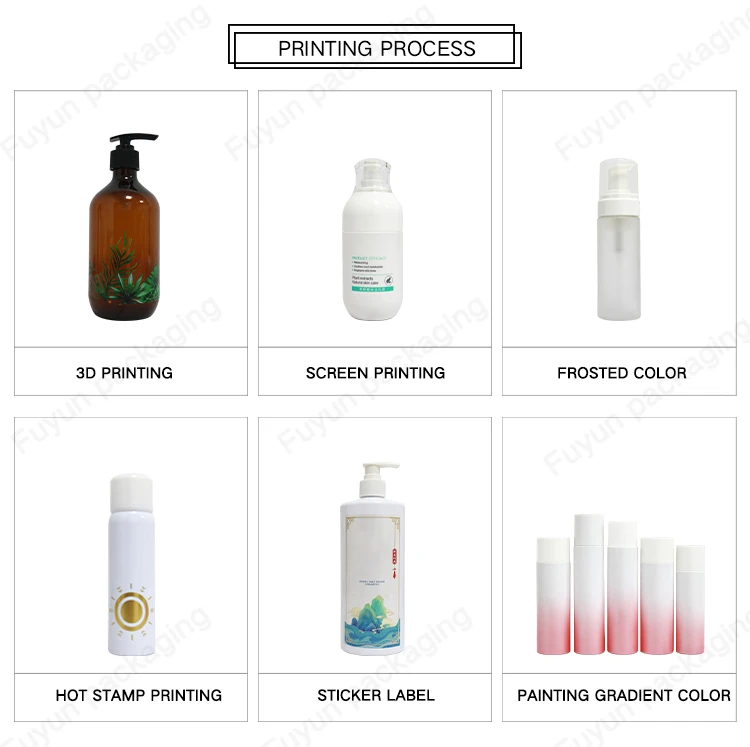 Soap Foam Pump Dispenser Cosmetic Bottles Empty Facial Cleaning Foam ...
