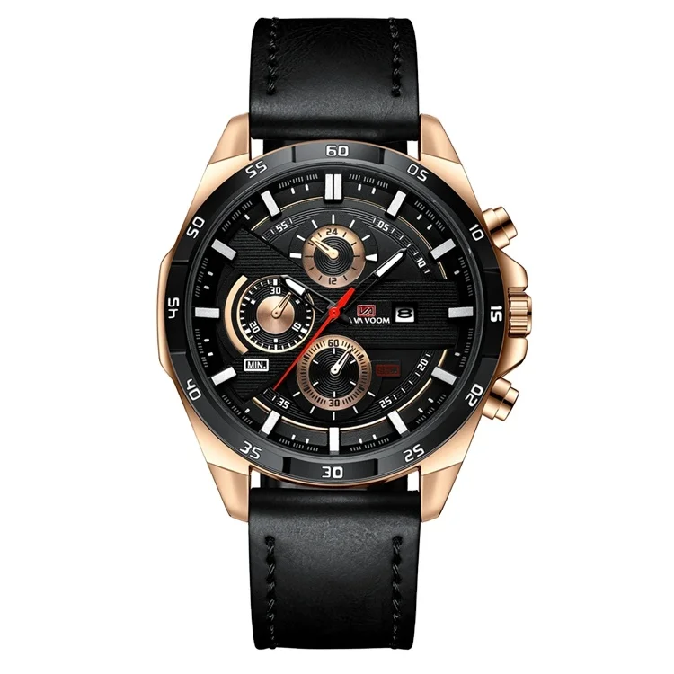 Va Va Voom Va-216メンズラグジュアリークォーツ時計とデイトウォッチ腕時計レザーストラップ - Buy Wrist Watch  Leather Strap,Wrist Watch Luxury,Day And Date Watch Product on Alibaba.com