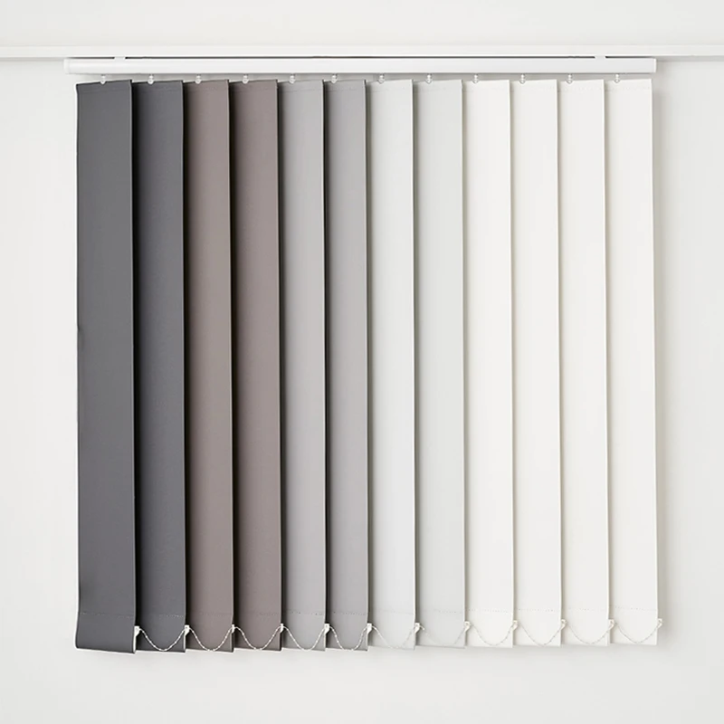 Modern Design Electric Motorize Curve Blinds Wave Track Vertical Blinds Light Luxury Dream Blinds