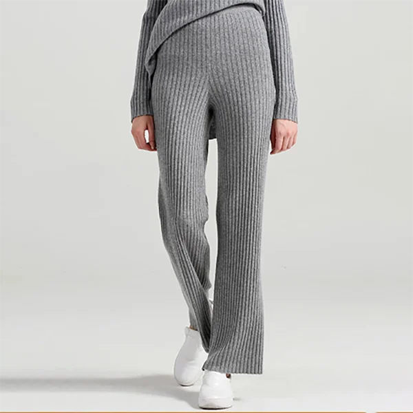 Pantalones De Pierna Ancha Para Mujer,Sueltos,Tejidos,De Cachemira,Otoño  100% - Buy Costilla De Punto Pantalones 100% Pantalones De Cachemira De Las  Mujeres Pantalones De Pierna Ancha Product on Alibaba.com