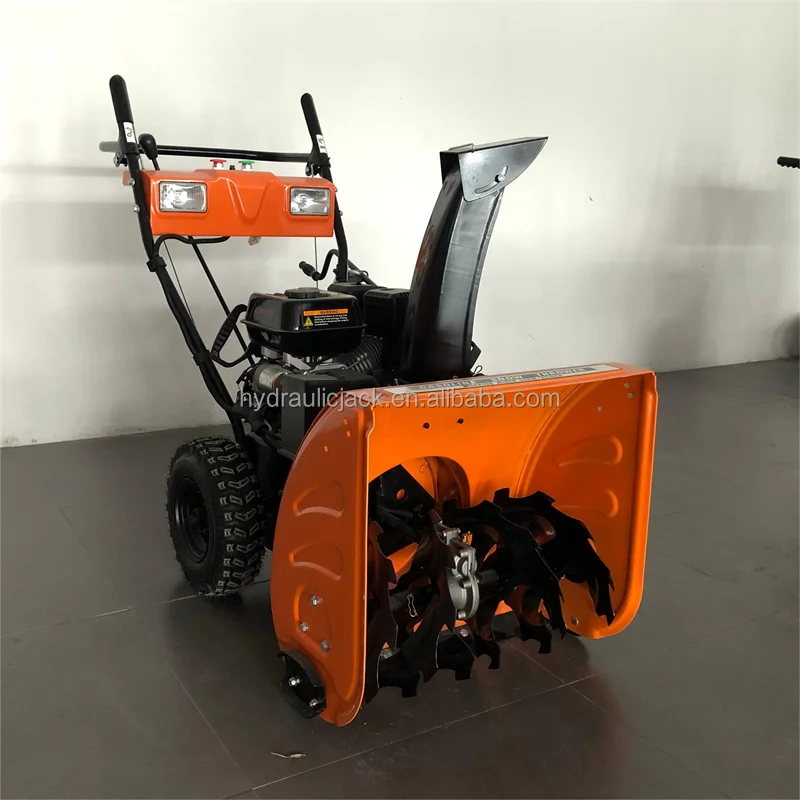 6.5馬力 電動スタート式 スノーブロワー ガソリン式除雪機 スノー