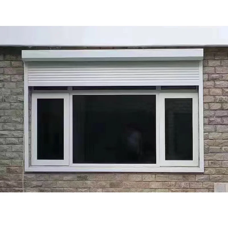 Automatic Security Aluminium Metal Rolling Roll Up Shutter Window, Hurricane Storm Aluminum Sound Proof Roller Shutters supplier