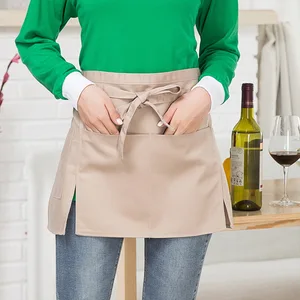 Men's Half-Length Chef Pants Half-Pocket Design for Home Kitchen Hotel Restaurant & Bar Uniforms for Chefs and Waiters