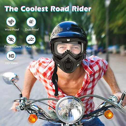 SPC Safety - Adjustable Full Face Protection for Riding