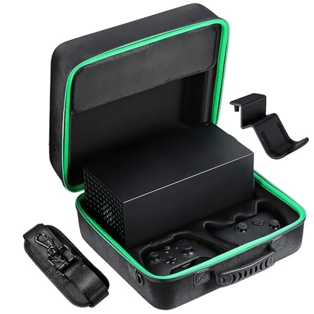 Sac de stockage portable en silicone personnalisable Laudtec Pour la console Xbox Series X Organiseur de jeu de voyage