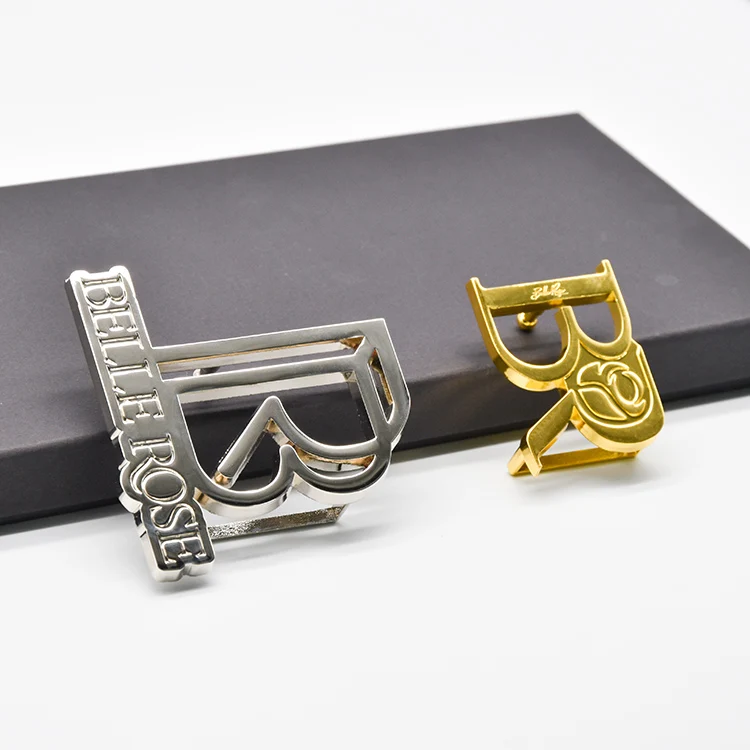 Заводская изготовленная на заказ Золотая никелированная Мужская металлическая пряжка с