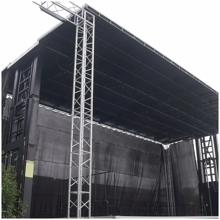 Led Mobile Hire Full Hydraulic Stage Stage Vehicle Hydraulic Stage Trailer Led