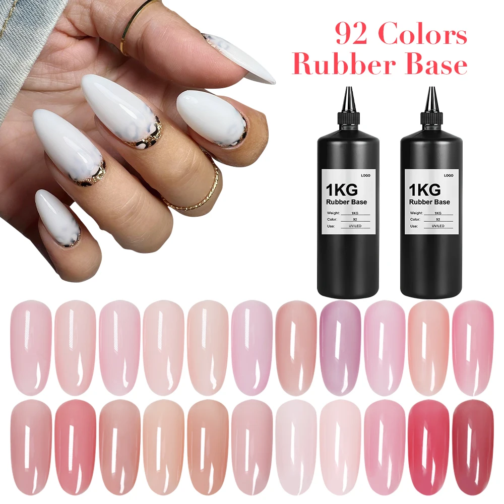 Caixuan Colorful Rubber Base Bulk Capacity  UV Gel Polish