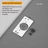 Edge Hinge Cup Repair Plate White 201 Non-Magnetic