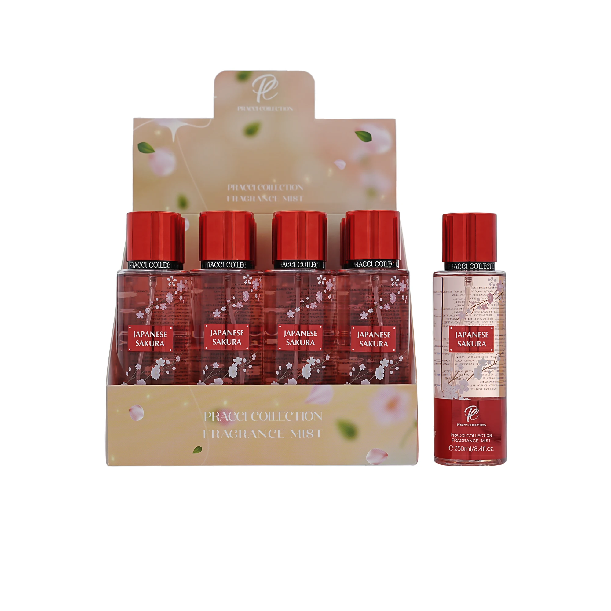 250ml Female Body Spray Japan Sakura Deodorant Oem Brand Perfume