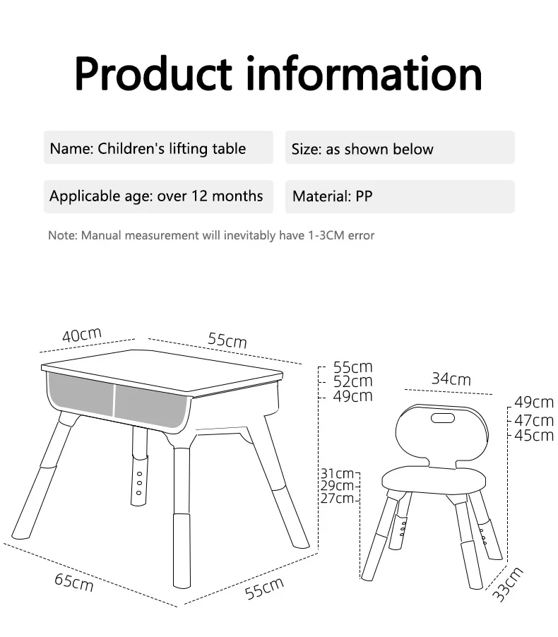 Wholesales Custom Kindergarten Furniture Wooden Table Children Table