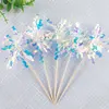 Seda de Lluvia Blanca 15cm 5 unidades/Bolsa
