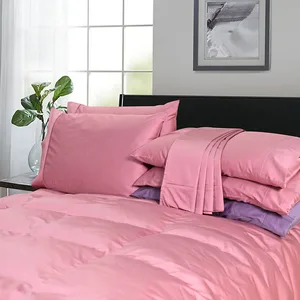 Custom King Size Bed Sheets Comforter Sets Bedding Luxury Duvet Cover and Bedsheets 100% Cotton Bed Sheet Set 4pcs Bedding Set