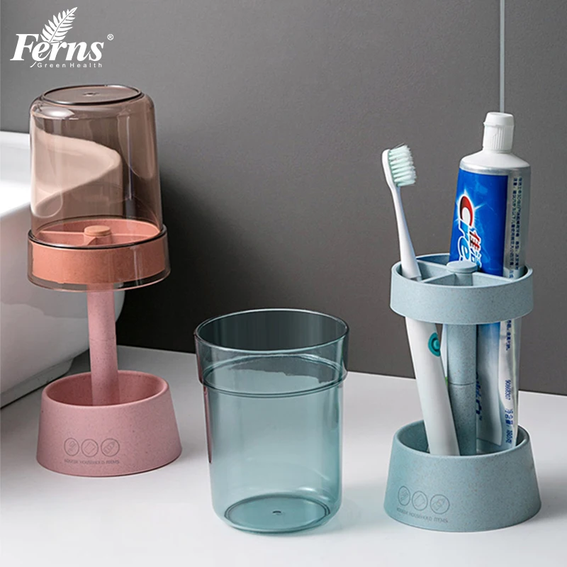 Portable Organizer Sterilizer Toothbrush Holders With Cover Toothpaste Holder Toothbrush Stand