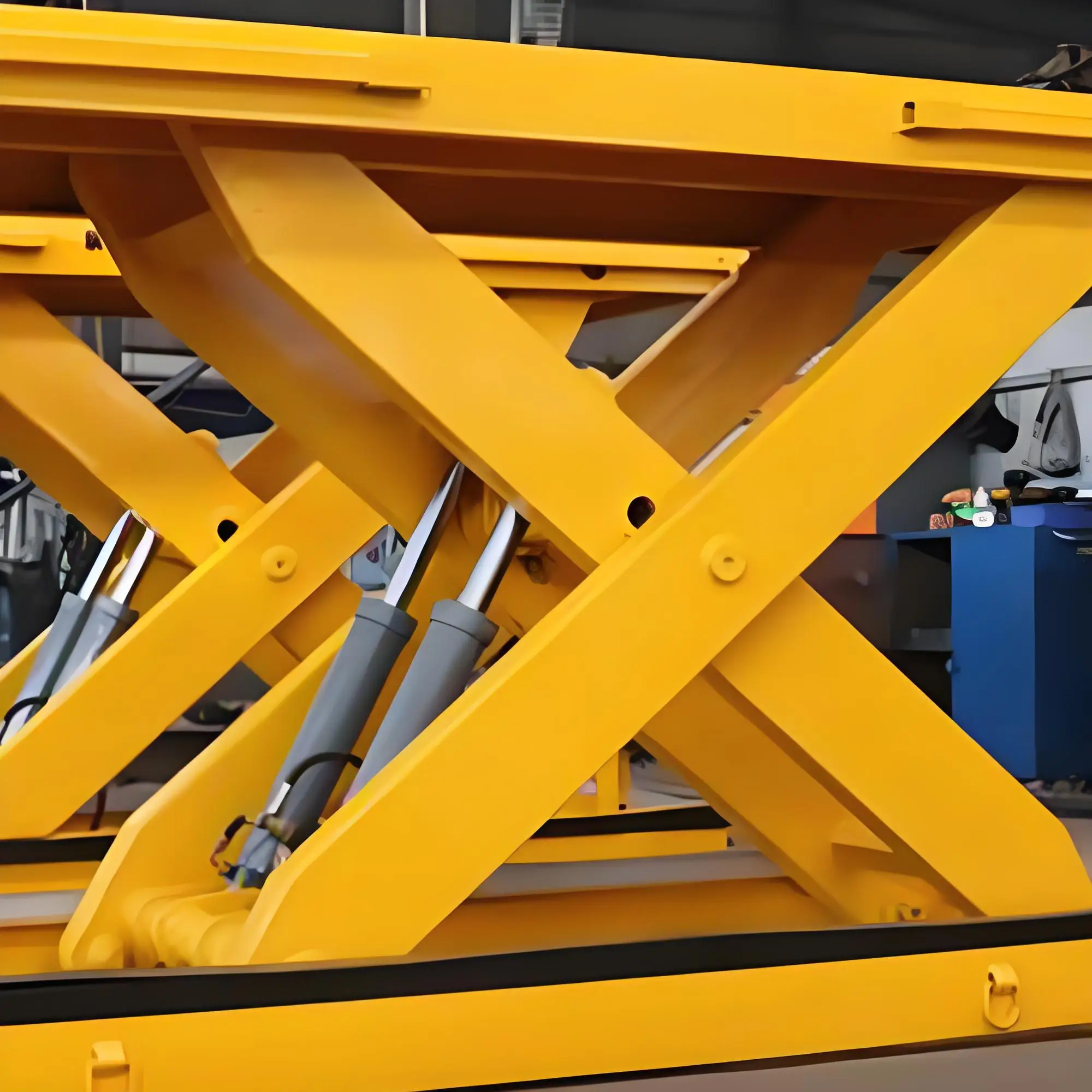 Extendable Mechanism Stationary Scissor Lift Platform 4m 6m 8m 10m 14m ...