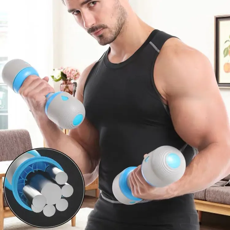 Оборудование для домашнего фитнеса женские гантели с резиновым покрытием упражнений на руки