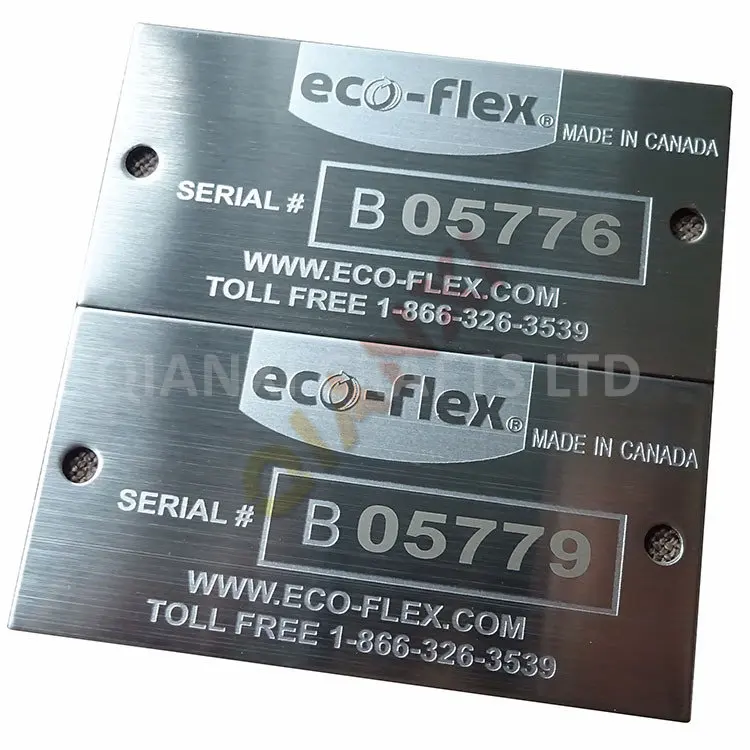 Custom Engraved Aluminum Serial Number Plate : Automotive