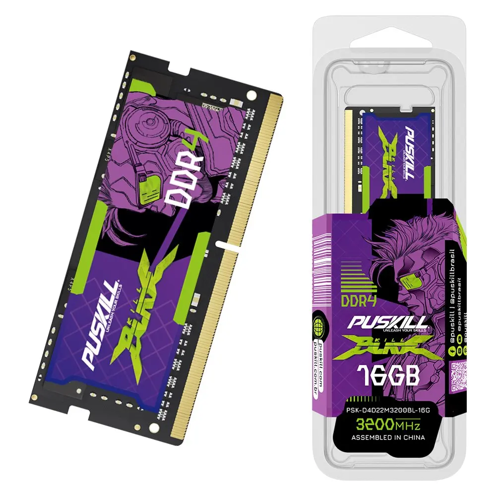 PUSKILL memory ram ddr4 laptop ddr4 16gb 2400 2666 3200 MHz